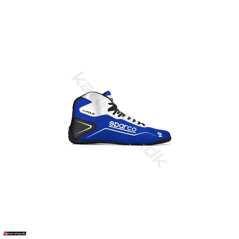 Sparco K-Pole sko, bl/hvid, str. 26-48