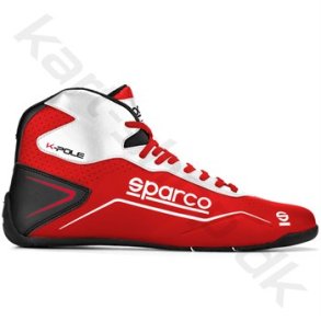 Sparco K-Pole sko, rd/hvid, str. 26-48