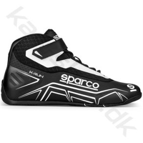 Sparco K-Run sko, sort/hvid, str. 26-48