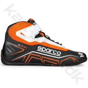 Sparco K-Run sko, sort/orange fluo, str. 26-48
