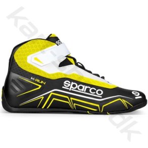 Sparco K-Run sko, sort/gul fluo, str. 26-48