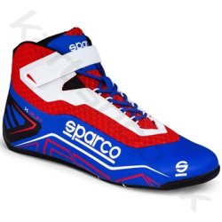 Sparco K-Run sko, lysebl/rd, str. 26-48