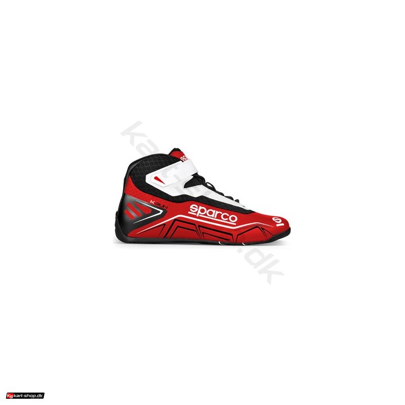 Sparco K-Run sko, rd/hvid, str. 26-48