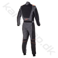Alpinestars KMX-3 v2 karting kredragt, sort/anthracite/orange fluo, str. 40-60