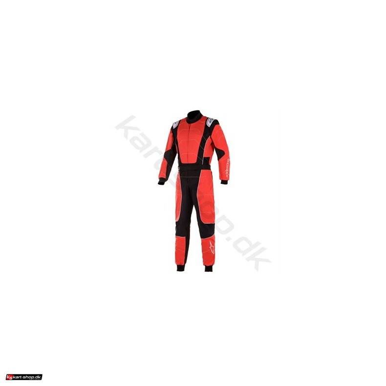 Alpinestars KMX-3 v2 karting kredragt, rd/sort, str. 40-60
