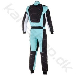 Alpinestars KMX-3 v2 karting kredragt, sort/turquoise, str. 40-60