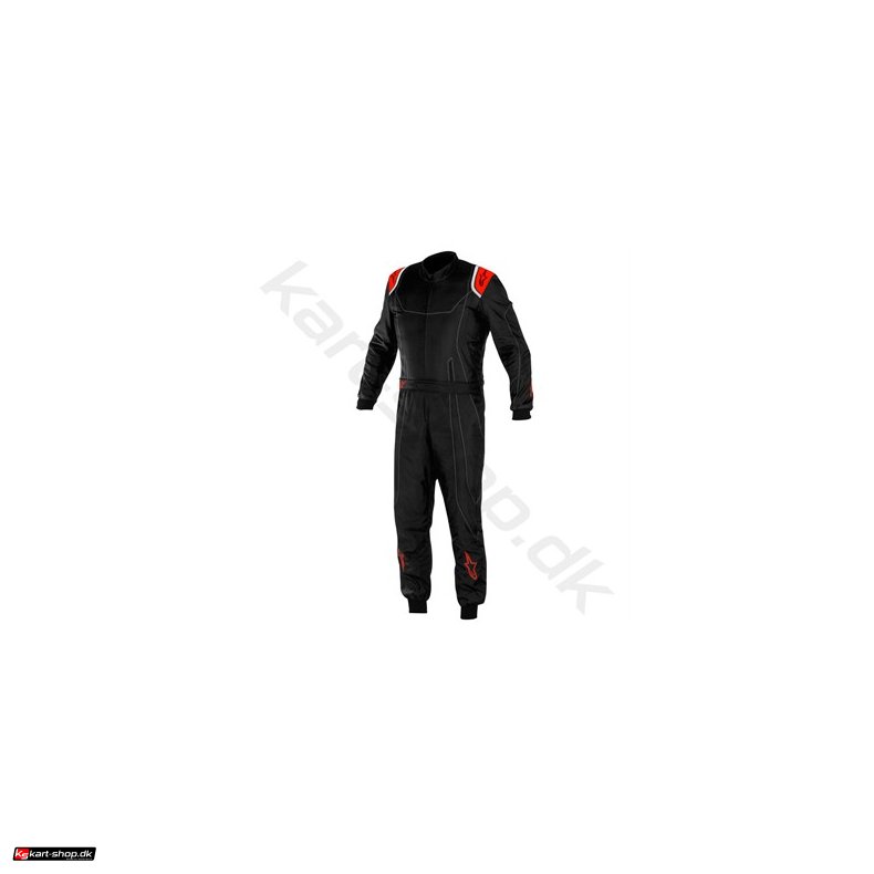 Alpinestars K-MX 9 karting kredragt, sort/anthracite/rd, str. 40