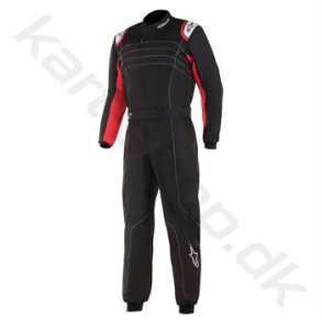 Alpinestars KMX 9 v2 karting kredragt, sort/rd/hvid, str. 40-60