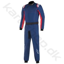 Alpinestars KMX 9 v2 karting kredragt, navy/rd/hvid, str. 40-60