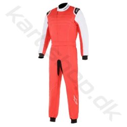 Alpinestars KMX 9 v2 karting kredragt, rd/hvid, str. 40-60