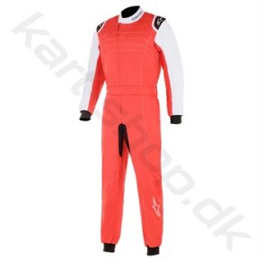 Alpinestars KMX 9 v2 karting kredragt, rd/hvid, str. 40-60