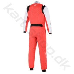 Alpinestars KMX 9 v2 karting kredragt, rd/hvid, str. 40-60