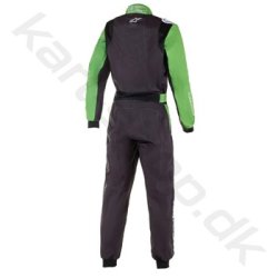 Alpinestars KMX-9 v2 graph karting kredragt, sort/grn/hvid, str. 40-60