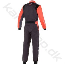 Alpinestars KMX-9 v2 graph karting kredragt, sort/rd/hvid, str. 40-60