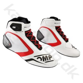 OMP KS-1 sko, hvid/sort/rd, str. 32-41