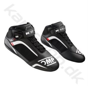 OMP KS-2 sko, sort/hvid/rd, str. 32-47