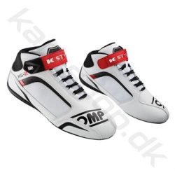 OMP KS-2 sko, hvid/sort/rd, str. 32-47