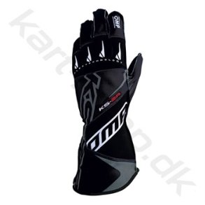 OMP KS-2R handske, sort, str. 5XS-XL