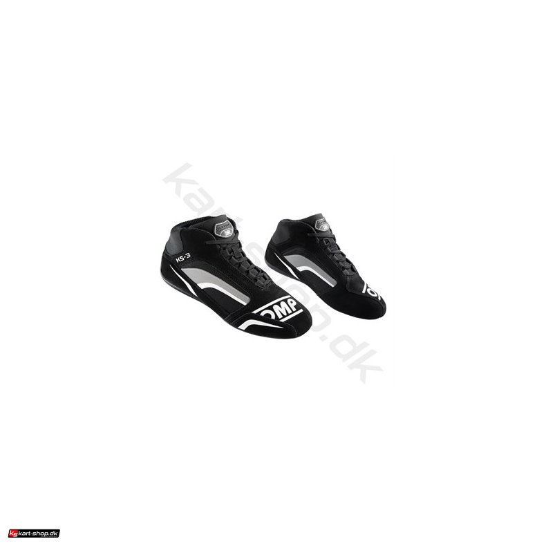 OMP KS-3 sko, sort/hvid/anthracite, str. 32-47
