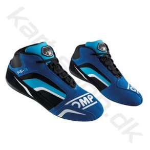 OMP KS-3 sko, bl/hvid/cyan, str. 32-47
