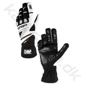 OMP KS-3 handske, sort/hvid, str. 5XS-XL