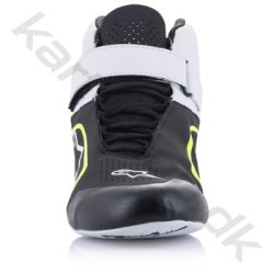 Alpinestars Tech-1 K v2 sko, sort/hvid/gul fluo, str. 34-47