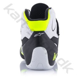 Alpinestars Tech-1 K v2 sko, sort/hvid/gul fluo, str. 34-47