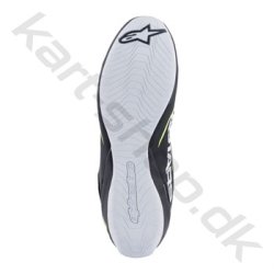 Alpinestars Tech-1 K v2 sko, sort/hvid/gul fluo, str. 34-47