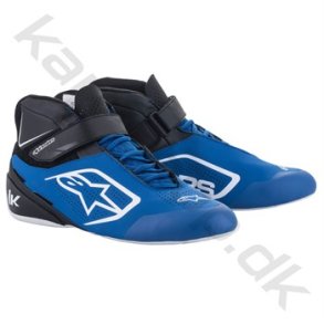 Alpinestars Tech-1 K v2 sko, bl/sort/hvid, str. 34-47