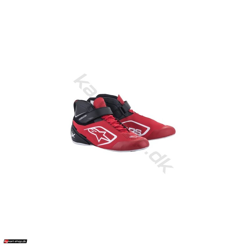 Alpinestars Tech-1 K v2 sko, rd/sort/hvid, str. 34-47