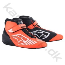 Alpinestars Tech-1 KX sko, sort/orange fluo/hvid, str. 34-47