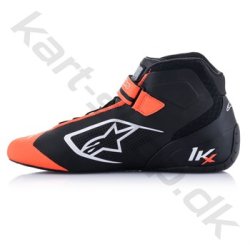 Alpinestars Tech-1 KX sko, sort/orange fluo/hvid, str. 34-47