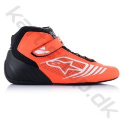 Alpinestars Tech-1 KX sko, sort/orange fluo/hvid, str. 34-47