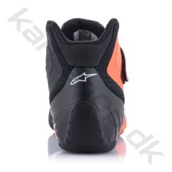 Alpinestars Tech-1 KX sko, sort/orange fluo/hvid, str. 34-47