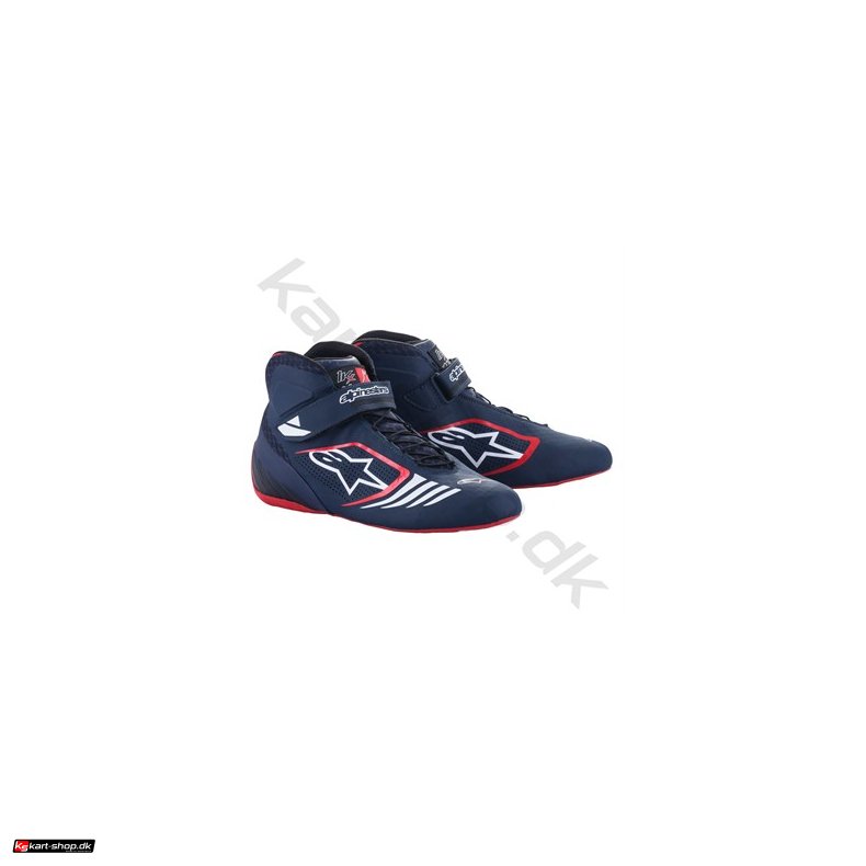 Alpinestars Tech-1 KX sko, mrkebl/rd/hvid, str. 34-47