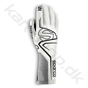 Sparco Lap handske, hvid/sort, str 8-13