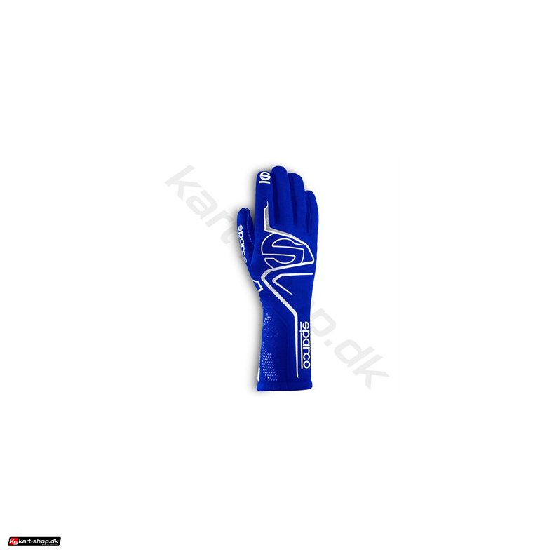 Sparco Lap handske, bl/hvid, str 8-13