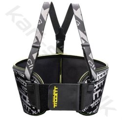 Tillett P1 ribbensbeskytter, sort, str. C - XL 