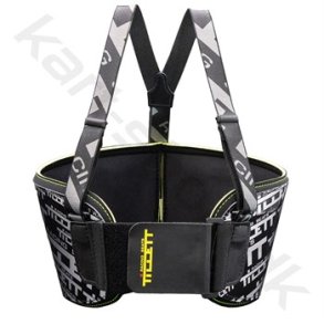 Tillett P1 ribbensbeskytter, sort, str. C - XL 