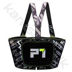 Tillett P1 ribbensbeskytter, sort, str. C - XL 