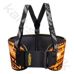 Tillett P1 ribbensbeskytter, orange, str. C - XL 