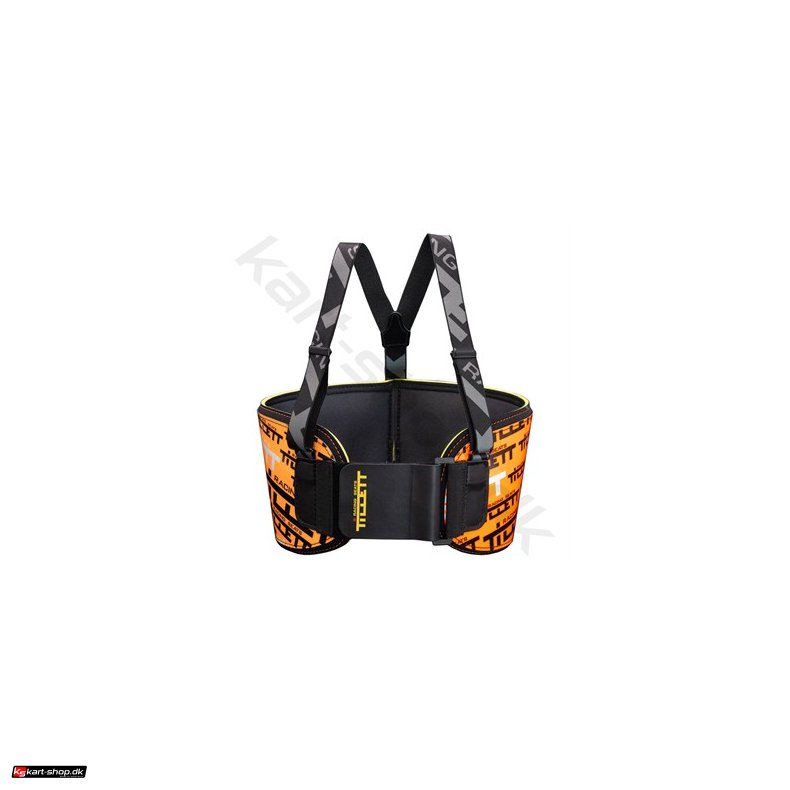 Tillett P1 ribbensbeskytter, orange, str. C - XL 