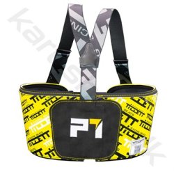 Tillett P1 ribbensbeskytter, gul, str. C - XL 