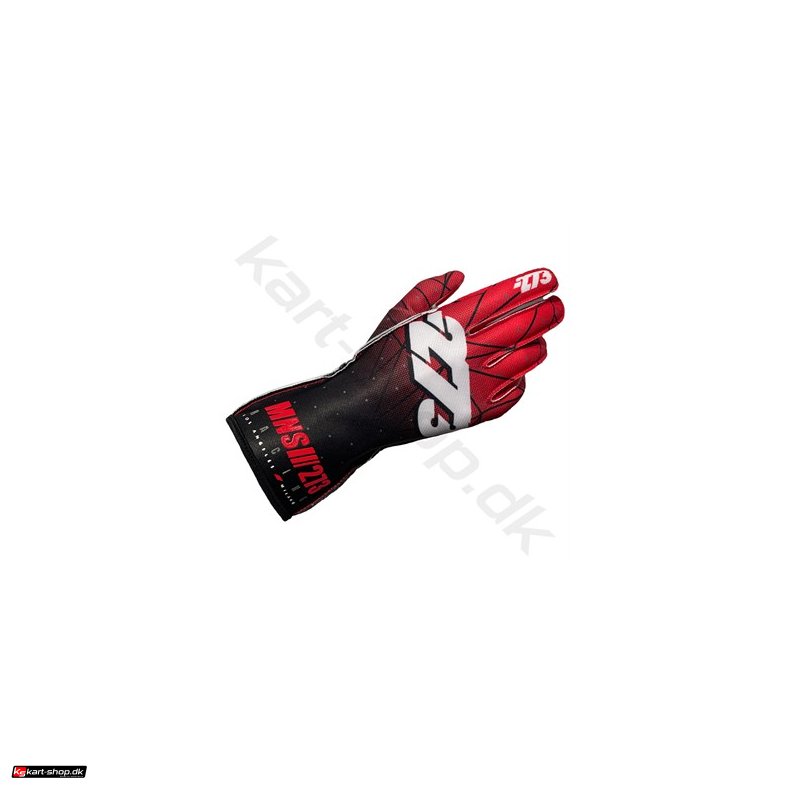 Minus 273 Poly 3 karting handsker, hvid/sort/rd, str. 3XS - XL
