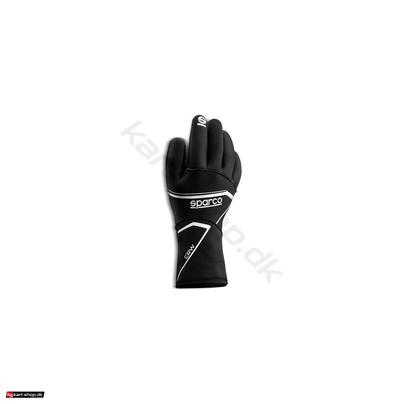 Sparco CRW special regnhandske, sort, str. XXS - XL