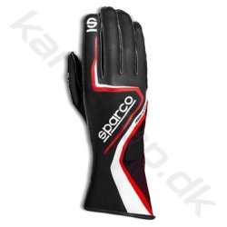 Sparco Record karting handske, sort/rd, str. 7-13