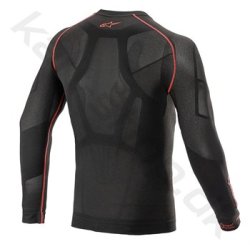 Alpinestars Ride Tech v2 Summer langrmet top, sort/rd, Str. XS - 2XL