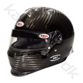 Bell RS7 Carbon Duckbill m/HANS clips, str. 54 - 61+