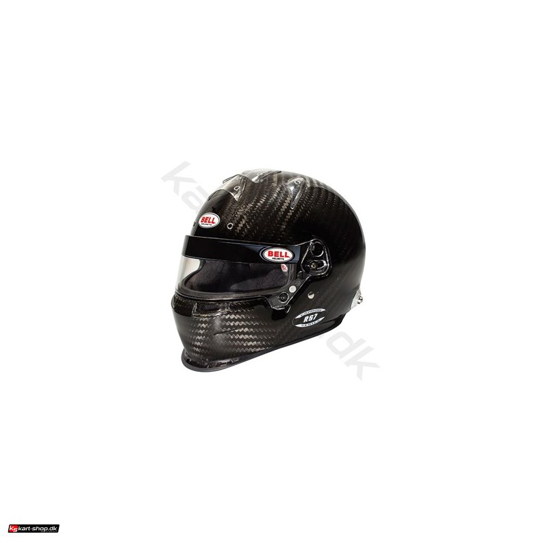 Bell RS7 Carbon Duckbill m/HANS clips, str. 54 - 61+