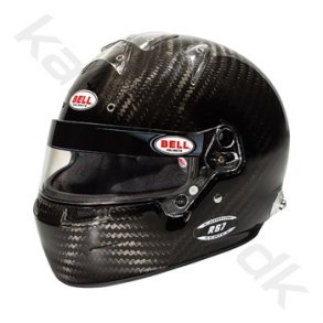 Bell RS7 Carbon m/HANS clips, str. 54 - 61+